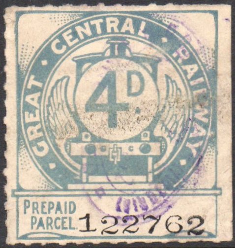 Great Central Railway Parcel Post Locomotive 1st Issue 4d